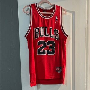 Nike Bulls Red Basketball Jersey